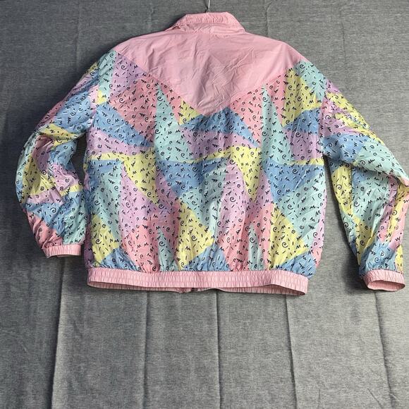Vintage 1. Sunset Lane Windbreaker Jacket - Size Large - Picture 12 of 12